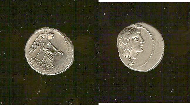 M. Porcious Cato quinarius 89 B.C. EF